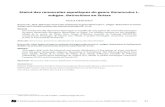Statut des renoncules aquatiques du genre Ranunculus L ... · 24 Bulletin de la Société Vaudoise des Sciences Naturelles, volume 95 (2016) Articles la donnée de Druart pour R.