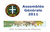 Assemblée Générale 2011 - Freehistoire.villennes.free.fr/Documents/AG2011.pdf•Février 2010 : 112 •Janvier 2011 : 116 Léger accroissement par rapport àl’année dernière