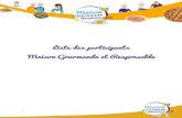 Liste des participants Maison Gourmande et Responsable · 2019. 7. 11. · ehpad albert morlot feyzin (69320) ehpad la maison fleurie, france horizon . 3 ... seynod annecy (74600)