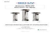 Gamme BIO-UV Piscines ou Spasatsistem.co.rs/data/documents/BIO-UV-INOX.pdf · Nous vous remercions d’avoir choisi BIO-UV, système de traitement d’eau par les ultraviolets. Notre