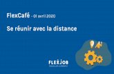 FlexCafé - 01 avril 2020...5 Le nombre de minutes moyen d’une réunion en France 1h09 12% Le pourcentage de collaborateurs trouvant que toutes les réunions sont réellement productives