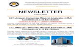 NEWSLETTER · • Introduction to Control Charts September 29-30, 2020 • Measurement Uncertainty (Analytical Chemistry) October 8-9, 2020 • Cause Analysis October 14-15, 2020