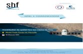 APPEL A COMMUNICATIONS - Accueil - SHF · APPEL A COMMUNICATIONS Contribution du spatial face aux enjeux de l’eau World Trade Center de Marseille 20-22 janvier 2021 En partenariat