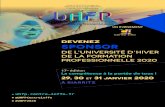 17e Université d'Hiver de la Formation Professionnelle ......Bilan de l’Université d’hiver de la formation professionnelle 2019 4, avenue du Stade-de-France 93218 Saint-Denis-La