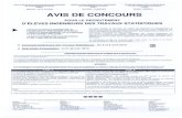 CNOSP ITS A et B - 2019.pdf · ENSEA ABIDJAN - COTE D'IVOIRE INSTITUT SOUS-RÉGIONAL DE STATISTIQUE ET D'ÉCONOMIE APPLIQUÉE ISSEA YAOUNDÉ - CAMEROUN ... une attestation d'emploi