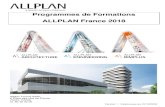 Formation ALLPLAN 2018 - info.nemetschek-update.frinfo.nemetschek-update.fr/2014/2018/Catalogue_formations_allplan.pdfCollaboration: le rôle de la structuration des données. PERSONNALISATION: