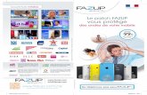 New Couverture médias - Fazup · 2015. 11. 8. · FAZUP a été sélectionné “produit immanquable” lors du prestigieux salon de la pharmacie PHARMAGORA 2015. des ONDES norme