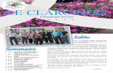 N°8 - AOÛT - 2017 LE CLARCINOIS - Clarafond-Arcine• p. 9 Le nouveau syndicat intercommunal pour le Vuache • p. 10 La chenille processionnaire • p. 11 Le site internet de la