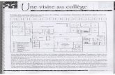 img054 - Académie de GrenobleÀ l'aide des numéros figurant sur le plan du collège, reconstitue l'itinéraire de Juliette après avoir lu attentivement le récit de sa journée.