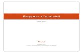 Rapport dactivitéhandiressources.free.fr/Ulis/Rapport_activite_2011-12.pdf · 2014. 2. 28. · 1 é 2 Rapport dactivité 2011-2012 Selon le protocole dévaluation du fonctionnement