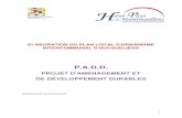 P.A.D.D. - Haut-Pays du Montreuillois · Les orientations générales du PADD sont soumises à un débat en Conseil Communautaire et son élaboration est une phase active de concertation.