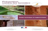 Prévention contre les termites à l’interface sol-bâti technique et... · sol est la principale raison qui justifie la mise en œuvre d’un dispositif de protection du bâtiment