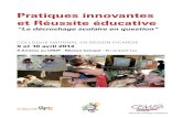 Pratiques innovantes et Réussite éducative · Colloque national en région Picardie - Pratiques innovantes et Réussite éducative « Le décrochage scolaire en question » 2 Colloque