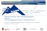 Actes du colloque QPES 2017-Grenoble-VF-testJMG · identités propres). ... a mis l’accent sur les pédagogies actives, non seulement en tant que thème central du colloque, ...