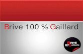Brive 100 % Gaillard€¦ · Le 7 décembre 2009, l’Office de Tourisme de Brive crée la page 100% Gaillard Création du groupe et de la page fan de 100% Gaillard -Photo de profil