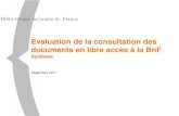 Évaluation de la consultation des documents en libre accès ... · Du 25/10 au 09/11 en HDJ Du 09/05 au 22/06 en RDJ Pistage deux fois par jour au moment du rangement : les pistages