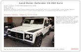 Land Rover Defender 29.950 Euro - Autoccasion...Land Rover Defender 29.950 Euro Magnifique Land Rover Defender 110 DOUBLE CABINE 5 PLACES. Etat strictement neuf, carnet d'entretien