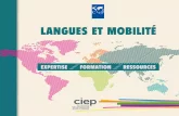 Brochure langues et mobilité · pagner les enseignants et les formateurs dans la gestion de projets de mobilité (2012-2014). Lingu@net : ... n « Recensement de l’état de la