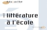 littérature - Académie de Nantes · - Percevoir les messages fondamentaux dans le jeu des dialogues théâtraux - S’initier à la dramatisation d’un texte (mise en voix en espace).