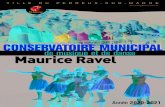 conservatoire municipal de musique et de danse Maurice Ravel · 2020. 6. 23. · Parallèlement au cours hebdomadaire, des ateliers de découverte instrumentale seront proposés afin