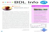 New BDL Info · 2014. 6. 30. · 8384 - 08/11 BDL Info n ° 7 Programme des portes ouvertes du jeudi 6 octobre 2011 Présentation de matériels Fujitsu : Présentation de serveurs,