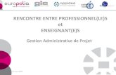 RENCONTRE ENTRE PROFESSIONNEL(LE)S et ENSEIGNANT(E)Sdisciplines.ac-toulouse.fr/eco-gestion-voie-pro/sites/eco-gestion-voie... · – MOOC – Projet Voltaire • Mon quotidien •