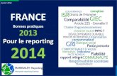 Pour le reporting 2014...10 bonnes raisons 3 Débutons la nouvelle année avec 10 bonnes pratiques françaises . Puisez-y votre inspiration pour votre reporting 2014. Bonne année