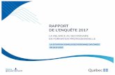 RAPPORT DE L’ENQUÊTE 2017 - Accueil | Ministère de l'Éducation …education.gouv.qc.ca/fileadmin/site_web/documents/PSG/... · 2020. 4. 2. · • En 2017, 22386 personnes titulaires