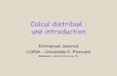Calcul distribué : une introductioncdsweb.u-strasbg.fr/meeting3/Calcul_distribue.pdf · ¾On n’a pas toujours la bibliothèque installée ¾Des bibliothèques ou des environnements