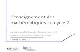 L’enseignement des mathématiques au cycle 2cpd67.site.ac-strasbourg.fr/ed_prioritaire/wp-content/uploads/2019/0… · Dans une classe de CE2, il y a 27 élèves. 12 sont des filles.