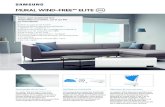New MURAL WIND˜FREE™ ELITE - Samsung Electronics America · 2020. 6. 12. · Puissance acoustique Unité Intérieure (Froid) dBA 56 58 Unité Extérieure (Froid) dBA 59 62 Pression