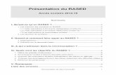 Présentation du RASEDien-l2-annoeullin.etab.ac-lille.fr/rased/PRESENTATION.RASED_14-15.pdf · (1) et (2) : cf. Circulaire n°2014-107 du 18-08-2014 (1) :“En cas de difficultés