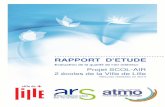 RAPPORT D' ETUDE · 4 RAPPORT D'ÉTUDE N°03/2014/Pdes - Campagne de mesures de la qualité de l’air à l’intérieur et aux abords de 2 écoles - Projet SCOL-AIR - 2014 SYNTHESE