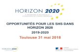 Toulouse 31 mai 2018cache.media.education.gouv.fr/file/Societes... · 1 Calls MIGRATION 2018-2019 01-2019 Understanding migration mobility patterns: elaborating mid and long-term