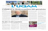 Formation à distance L’UQAM et la TÉLUQ accueillent 500 ... · passant de 10 910 en 1995-1996 à ... chaque année par le Sunday Times University Guide. Lors du dernier pal-marès,