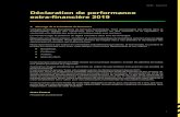 Déclaration de performance extra-financière 2019 · PDF file Adhérant du Global Compact depuis janvier 2011 Notation Gold Ecovadis Trophée de la 3 e place Gaia Rating des entreprises