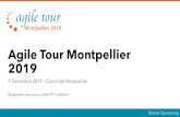 Agile Tour Montpellier 2019 · Communication sur les réseaux sociaux (Twitter, Facebook, LinkedIn, Instagram) de votre soutien Entrées gratuites pour vos employés et/ou clients: