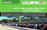 Titre du rapport – FIDHen Haïti où elle a rencontré un grand nombre d’acteurs de premier plan, haïtiens et étrangers, et visité plus d’une dizaine de camps pour personnes