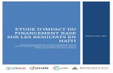 Etude d’Impact du Financement Basé sur les Résultats en Haïti D...MDG Millenium Development Goals MSPP Ministère de la Santé Publique et de la Population ODD Objectifs de Développement