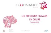 New LES REFORMES FISCALES EN COURS · 2017. 12. 18. · LES REFORMES FISCALES EN COURS 7 octobre 2017 Gilles Testud Ecofinance 05 62 74 50 60. 1 2 3 2 Cadastre 2017 : nouveautés