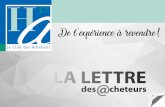 LA LETTREha17.org/wordpress/wp-content/uploads/2018/01/Letter-33... · 2018. 1. 30. · La Rochelle. Parc des Expos Produits éco-logiques et solutions de bien-être. r 29 & 30 mai