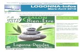 LOGONNA-Infos · 2018. 3. 2. · LOGONNA-Infos Mars-Avril 2018 Pour contribuer au respect de l’environnement, privilégiez la lecture du Logonna-Infos en ligne ou abonnez-vous à