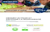 SAVOIR-FAIRE · Observ’acteur et accessibles sur smartphone: une balade interactive de découverte de la faune et de la flore au parc du Sausset, pour s’initier à l’observation