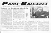 e Année - N.° 131 JANVIER 1966 ARIS'BALEARESibdigital.uib.cat/greenstone/collect/parisBaleares/...Le Comité Directeur des CADETS DE MAJORQUE et "PARIS-BALEA RES" sont heureux d'adresser,