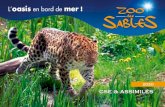 L’oasis mer - Zoo des Sables d'Olonne · 2019. 11. 21. · 500 animaux exotiques ! Lions, girafes, panthères de l’Amour, singes, pandas roux et fourmiliers géants vous attendent