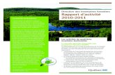 Direction des inventaires forestiers Rapport d’activité · Rapport d’activité Le mot de la directrice 2010-2011 Il me fait plaisir de présenter le premier rapport sur les activités