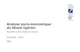 Socio-économie du littoral ligérien CETE 2006 · Le littoral ligérien comptait 121 000 actifs (occupés et inoccupés) en 1999, répartis en 76 000 sur le littoral de Loire Atlantique