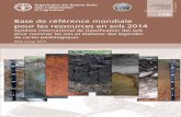 Base de référence mondiale pour les ressources en sols 2014 · v Avant-propos La première édition de la Base de référence mondiale pour les ressources en sols (WRB) a été