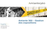 Amiante 360 – Gestion des expositions · Amiante360 - Gestion des expositions 4. Le Donneur d’Ordre gère des bâtiments et invite des tiers dans ce cadre Saisie de son rapport