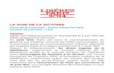 LA VOIE DE LA VICTOIRE - 70 ans de la libération de Parisliberationparis70.paris.fr/IMG/pdf/parcours_concorde_-_notre-dame-3.pdf · Place de la Concorde transformée en camp retranché